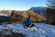 Monte VACCAREGGIO (1474 m) da Lavaggio di Dossena il 24 dic. 2017 - FOTOGALLERY